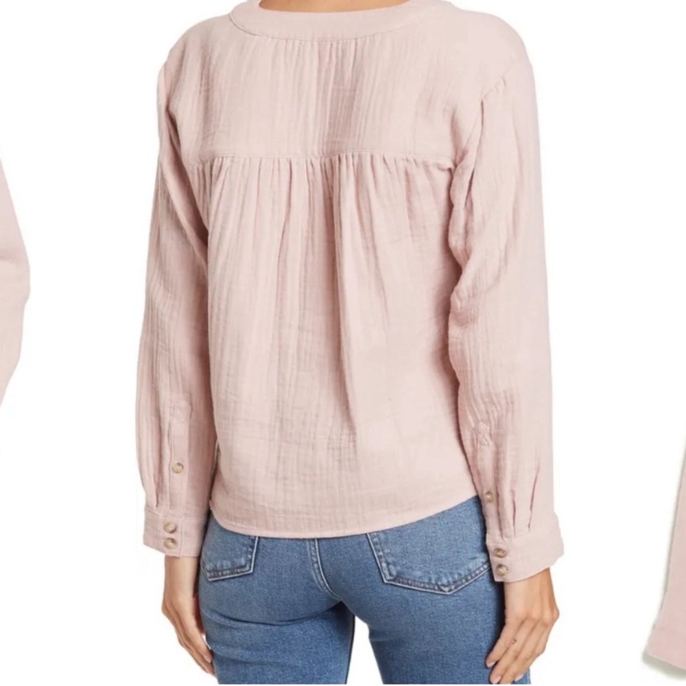 SOLD Madewell Lightspun Evert Top In Wisteria Dove - Picture 2 of 11